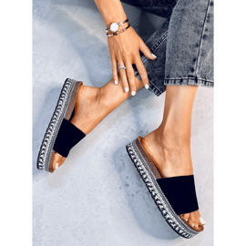 BM sandalias con adornos Donnie Black negro 5