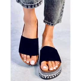 BM sandalias con adornos Donnie Black negro 2