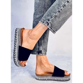 BM sandalias con adornos Donnie Black negro 3