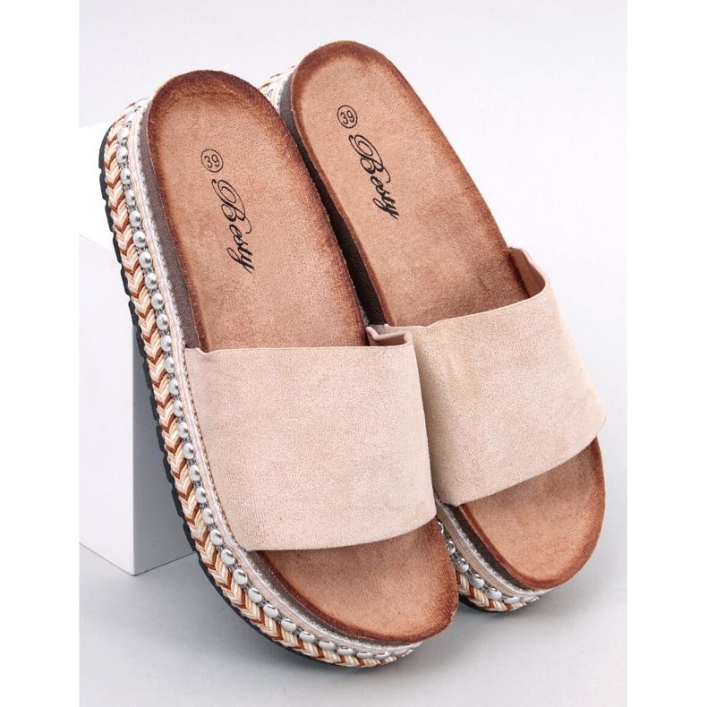 BM Mules con adornos Donnie Beige 1 BM Mules con adornos Donnie Beige 1