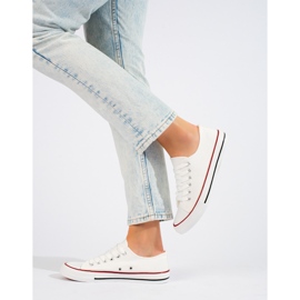 J. Star Zapatillas clásicas blancas blanco 2