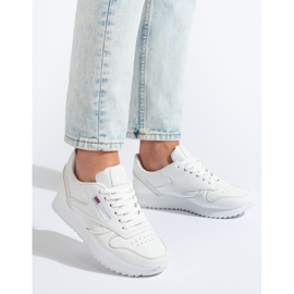 Deportivas blancas de mujer Shelovet blanco 1