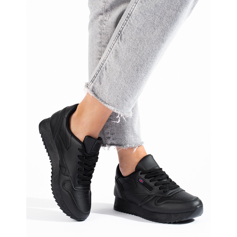 Deportivas negras de mujer Shelovet negro 1