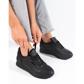 Deportivas negras de mujer Shelovet negro 2