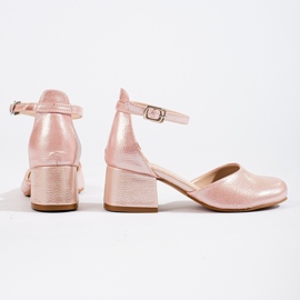 W. Potocki Zapatos de tacón para niña rosa Potocki rosado 2