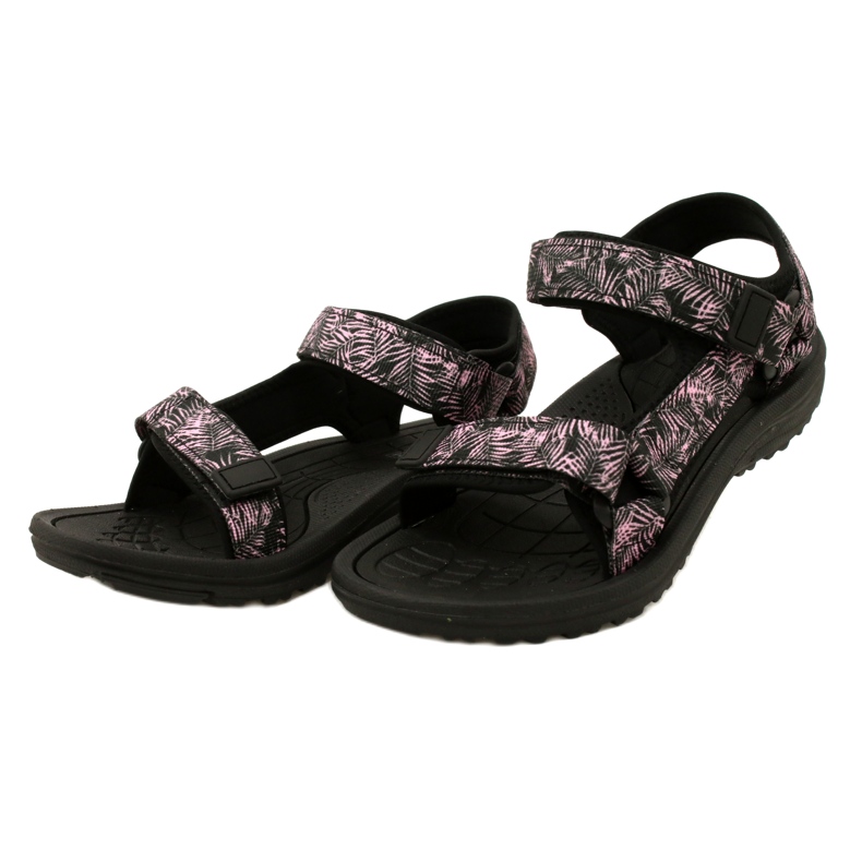 News Sandalias deportivas de mujer negras con velcro Novedad 23SD11-5630 negro 4