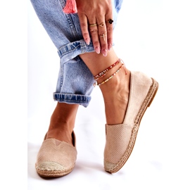 PG1 Alpargatas Sin Cordones De Ante Para Mujer Beige Corry 2