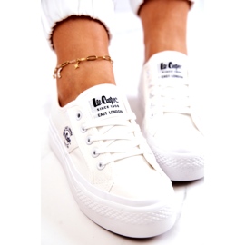Zapatillas On Lee Cooper LCW-22-31-0837L Blanco Plataforma 4