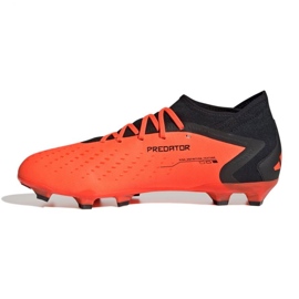 Adidas Predator Accuracy.3 Fg M GW4591 zapatos de fútbol rojo naranjas y tintos 2