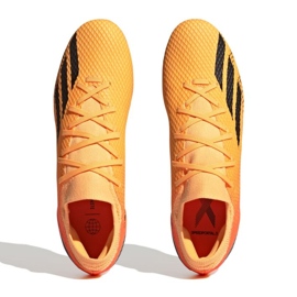 Adidas X Speedportal.3 Fg M GZ5077 zapatos de fútbol naranjas y tintos naranja 3