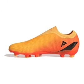 Adidas X Speedportal.3 Ll Fg M GZ5067 zapatos de fútbol naranja naranjas y tintos 2