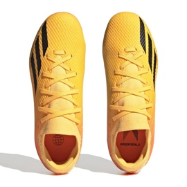 Adidas X Speedportal.3 Fg Jr GZ5072 zapatos de fútbol naranja naranjas y tintos 3