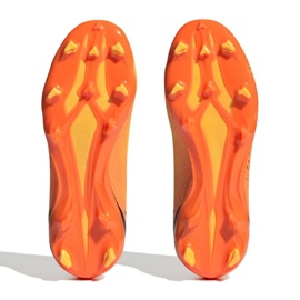 Adidas X Speedportal.3 Fg Jr GZ5072 zapatos de fútbol naranja naranjas y tintos 4