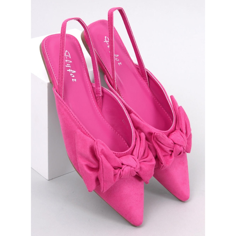 BM Pantuflas lazo Geffen Fucsia rosa 1