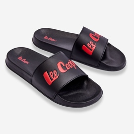 Men's Lightweight Lee Cooper LCW-23-42-1730 Black-Red Pantuflas negro 2