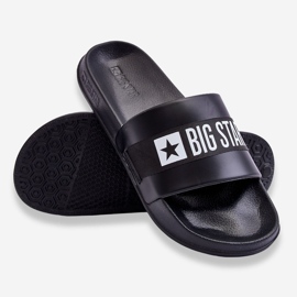 Pantuflas Classic Big Star para hombre LL174457 Negro 3