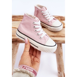 FR1 Zapatillas Altas Infantiles Cremallera Filemón Rosa Claro 1