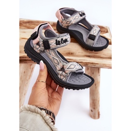 Sandalias Lee Cooper Niños LCW-23-34-1681 Gris-Rosa 5