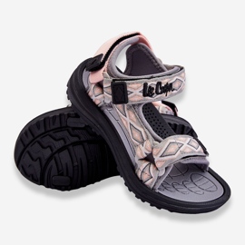Sandalias Lee Cooper Niños LCW-23-34-1681 Gris-Rosa 4
