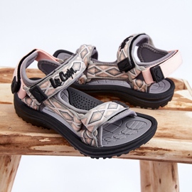 Sandalias Lee Cooper Niños LCW-23-34-1681 Gris-Rosa 7