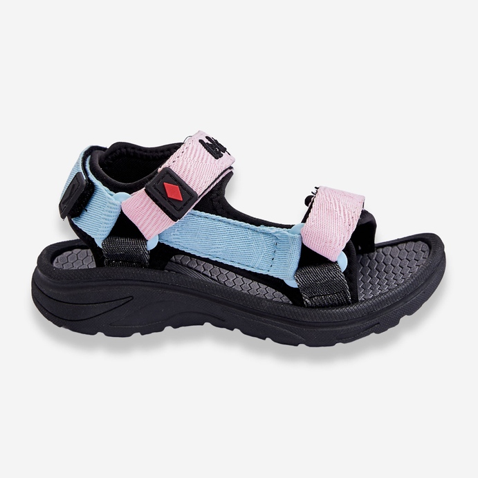 Sandalias Lee Cooper Niños LCW-23-34-1687 Azul-Rosa rosado 1