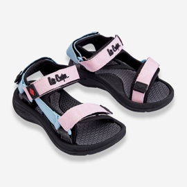 Sandalias Lee Cooper Niños LCW-23-34-1687 Azul-Rosa rosado 2