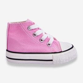 Zapatillas Altas Infantiles Filemón Rosa 1