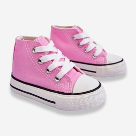 Zapatillas Altas Infantiles Filemón Rosa 2