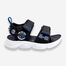FR1 Sandalias Ligeras Infantiles Negro y Azul Maxel 1