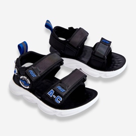 FR1 Sandalias Ligeras Infantiles Negro y Azul Maxel 2 FR1 Sandalias Ligeras Infantiles Negro y Azul Maxel 2