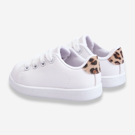 FR1 Deportivas Infantiles Leopardo Blanco Lanvi 3