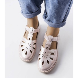 Zapatos brogue beige LS5379 Taupe 2