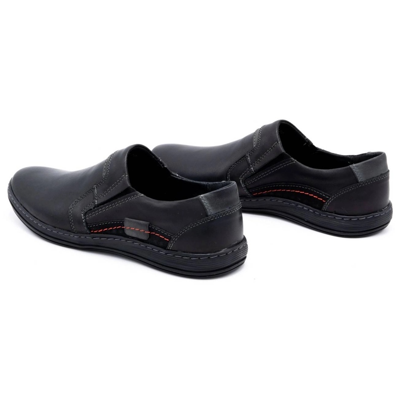 Olivier Mocasines hombre piel 520 negro 4
