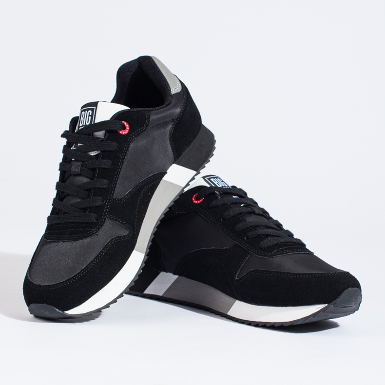 Deportivas de hombre negras Big Star LL174158 Memory foam negro 2