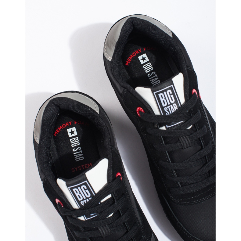 Deportivas de hombre negras Big Star LL174158 Memory foam negro 1