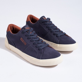 Deportivas de hombre Big Star LL174011 azul marino 2