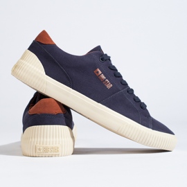 Deportivas de hombre Big Star LL174011 azul marino 3