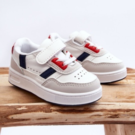 Deportivas Infantiles Clásicas Marlin Blanco y Rojo 5