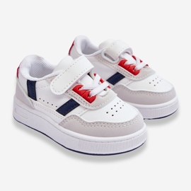 Deportivas Infantiles Clásicas Marlin Blanco y Rojo 3