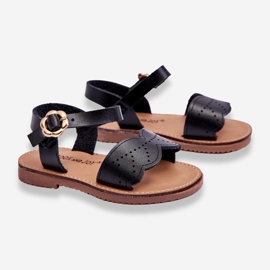 Sandalias clásicas negras Izzy para niños negro 2