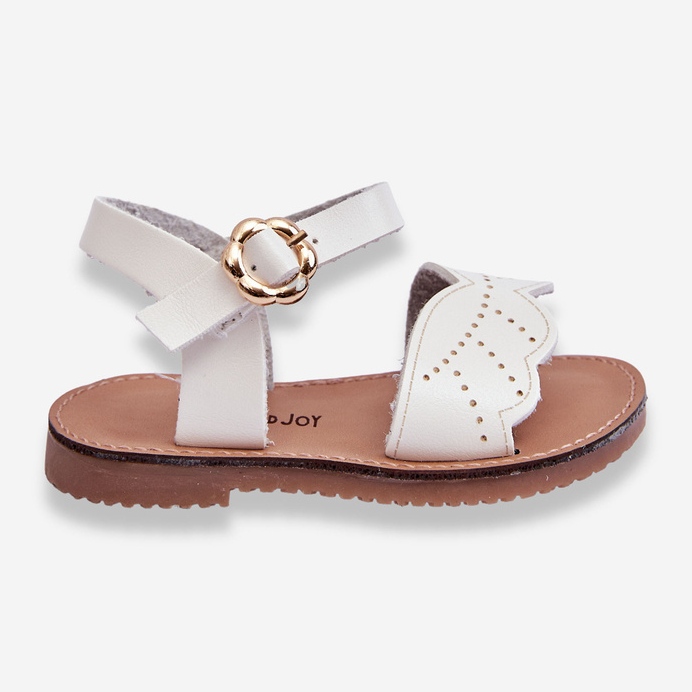 Sandalias Infantiles Clásicas Blancas Izzy blanco 1