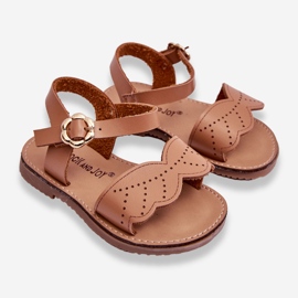 Sandalias Infantiles Clásicas Marrón Izzy 2