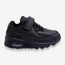 FR1 Deportivas Infantiles Piel Plataforma Negro Lori 1