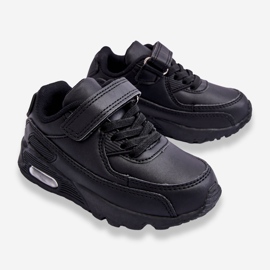 FR1 Deportivas Infantiles Piel Plataforma Negro Lori 2