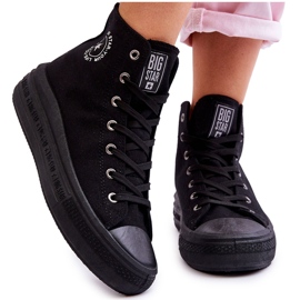 Zapatillas Altas de Mujer Big Star LL274A182 Negro 11