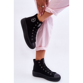 Zapatillas Altas de Mujer Big Star LL274A182 Negro 6