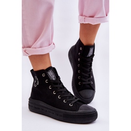 Zapatillas Altas de Mujer Big Star LL274A182 Negro 4