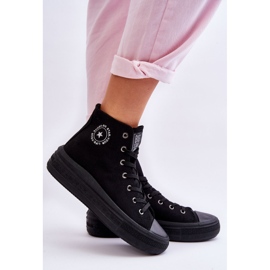 Zapatillas Altas de Mujer Big Star LL274A182 Negro 5