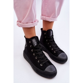 Zapatillas Altas de Mujer Big Star LL274A182 Negro 9