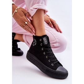 Zapatillas Altas de Mujer Big Star LL274A182 Negro 10